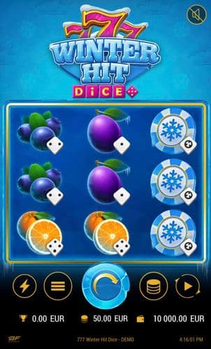 777 Winter Hit Dice screenshot 1