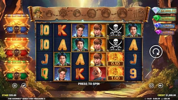 The Goonies Quest for Treasure 3 screenshot 1
