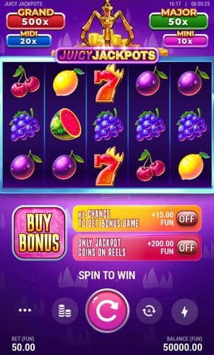 Juicy Jackpots screenshot 1