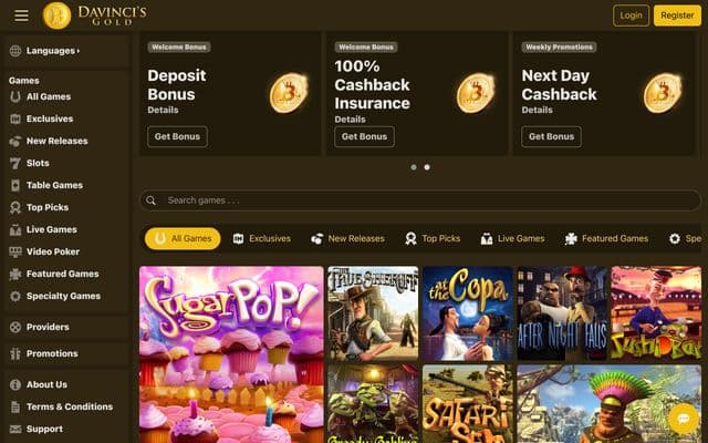 DaVincis Gold screenshot
