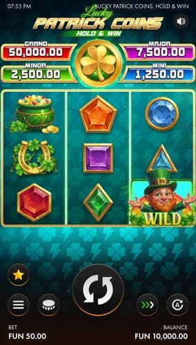 Lucky Patrick Coins: Hold & Win screenshot 1