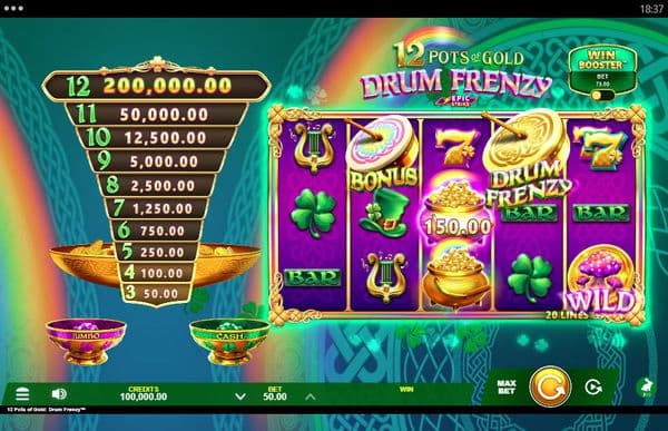 12 Pots of Gold: Drum Frenzy screenshot 1
