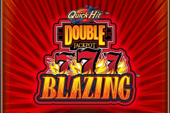 Quick Hit Double Jackpot Blazing 777's slot