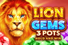 Lion Gems 3 Pots: Hold and Win logo