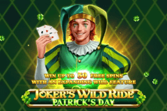 Joker's Wild Ride Patrick's Day logo