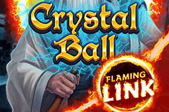 Crystal Ball Flaming Link logo