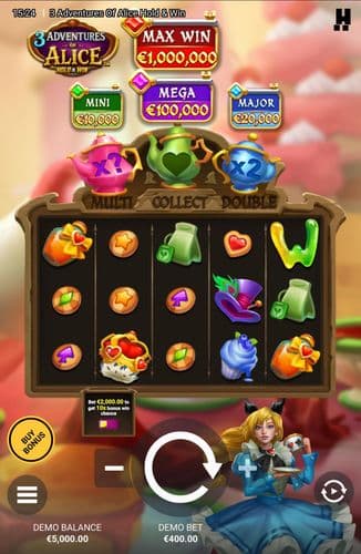 3 Adventures of Alice Hold & Win screenshot 1