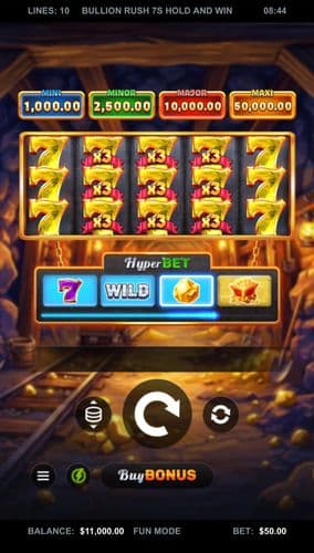 Bullion Rush 7s screenshot 1