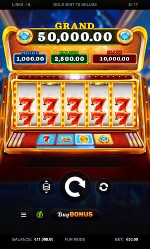 Gold Mint 7s Deluxe screenshot 1
