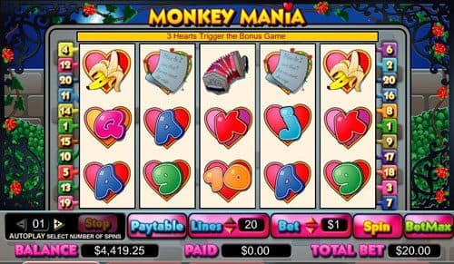 Monkey Mania screenshot 1