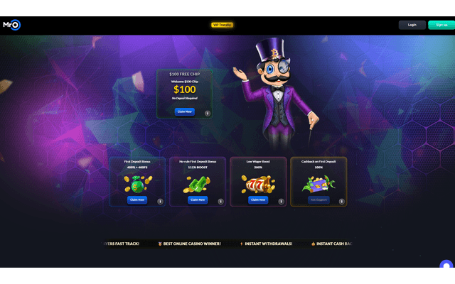 Mr.O Casino screenshot