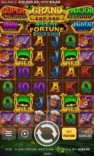 4-Leaf Fortune: Hold & Win screenshot 1