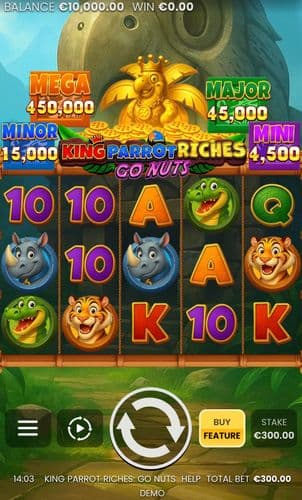 King Parrot Riches: Go Nuts screenshot 1