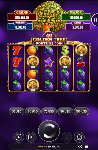 Golden Tree 40 Fortune Coin screenshot 1