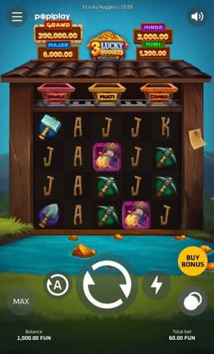 3 Lucky Nuggets screenshot 1