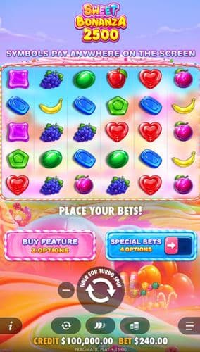 Sweet Bonanza 2500 screenshot 1