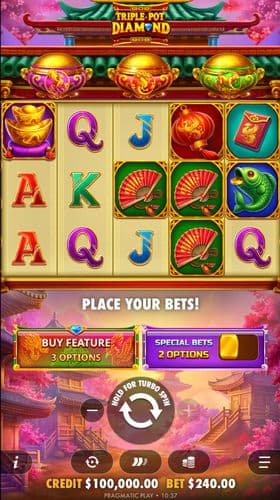 Triple Pot Diamond screenshot 1