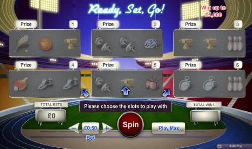 Select as many games to play up to 6