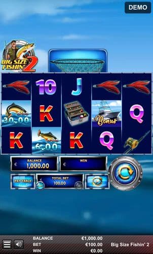 Big Size Fishin' 2 screenshot 1