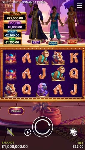 Genie Triple Bonanza screenshot 1