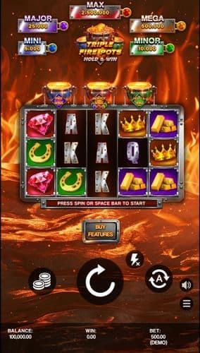 Triple Fire Pots screenshot 1