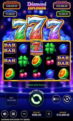 Diamond Explosion 777 screenshot 1