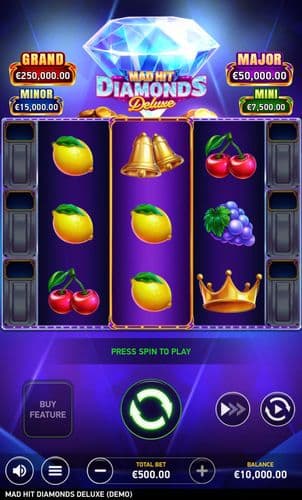 Mad Hit Diamonds Deluxe screenshot 1