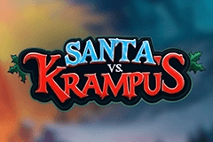 Santa vs Krampus logo